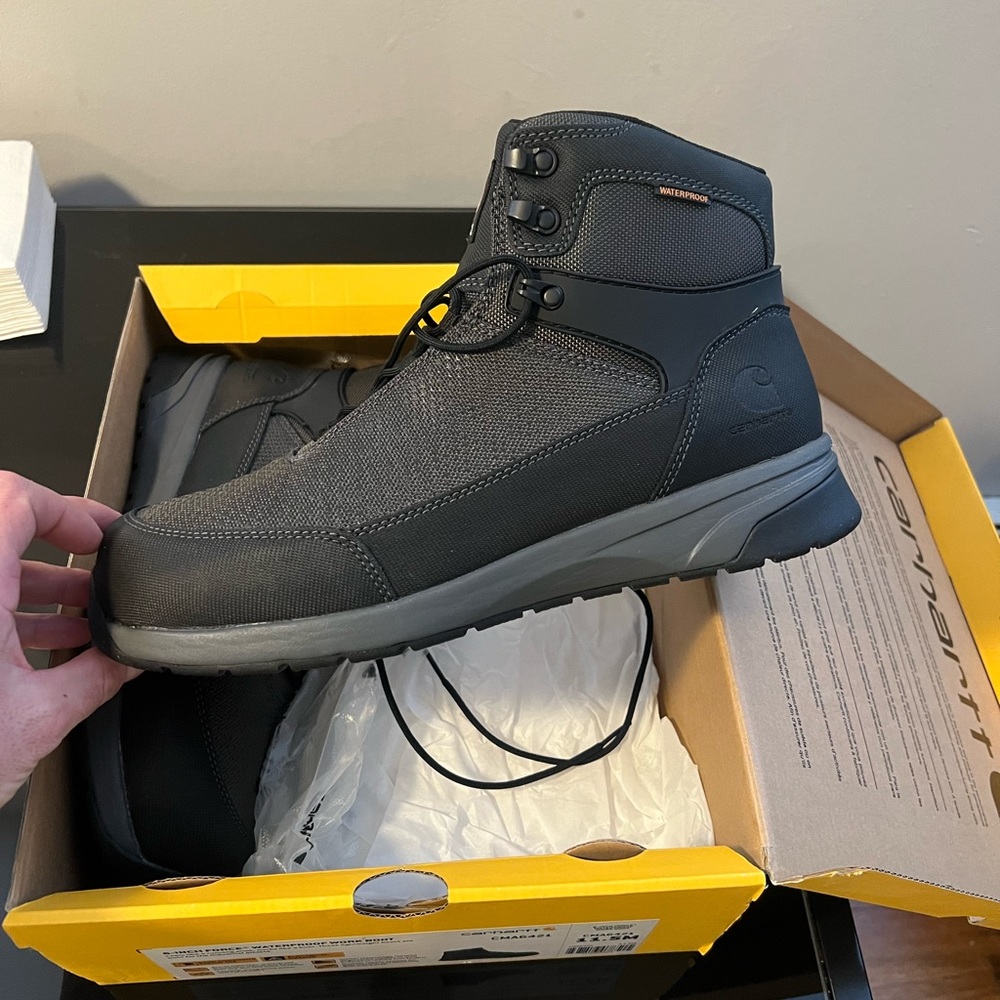 Carhartt force waterproof work boot